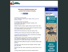 Tablet Screenshot of onlineconversion.com